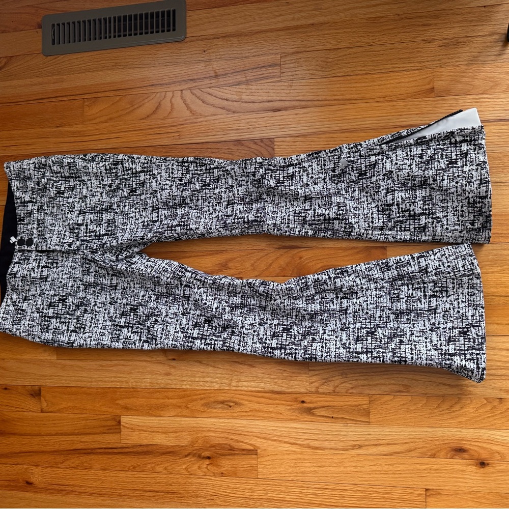 Black and White Patterned Pants